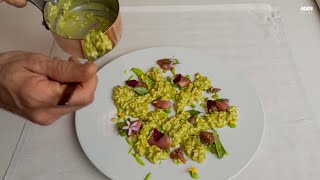 Risotto  Italian Chef in Torino shares sophisticated Recipe [upl. by Anrehs]