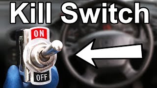 How to Install a Hidden Kill Switch in your Car or Truck Cheap Anti Theft System [upl. by Mert289]