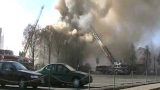 Fire At 29 Chapman St Greenfield MA 11082009wmv [upl. by Eikcir]