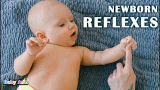 NEWBORN REFLEXES  Understanding Newborn Reflexes  Startle Reflex in newborn  Infant Reflexes [upl. by Assiram78]