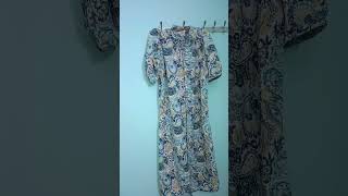 Frock  front open buttons stiching trending handsfashion [upl. by Cheffetz]