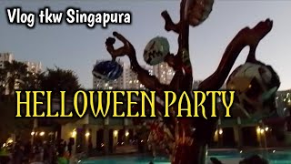 🔴vlog tkw SingapuraHELLOWEEN PARTY tkwsingapurHappyhelloween [upl. by Aurelia]