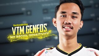 SENSITIVITAS VICTIM GENFOS TERBARU 2021 No Recoil  Sensitivitas Terbaik PUBG Mobile [upl. by Yesnikcm56]