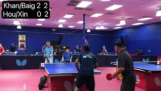 Tariq KhanSaqib Baig vs Randy HouSuo Xin  Div B Double Final  2024 Houston Summer Tournament [upl. by Henrie]