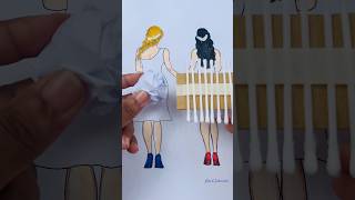 👗✨ Painting Hacks  Satisfying art painting art shorts fashion style dress artwork [upl. by Grogan]