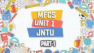 MFCS unit1  Part1  JNTU  Well formed formula  propositional calculus  truth tables [upl. by Harewood]