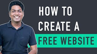 How To Create A Free Website  with Free Domain amp Hosting [upl. by Doownel]