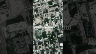 Earth zoom in from outer space to city Zooming on Canada Toronto [upl. by Irak194]