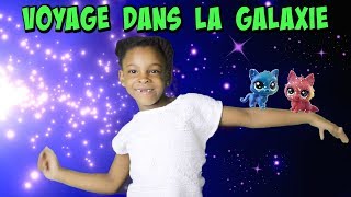 MAELLIA VA DANS LESPACE trouver les Petshops Galaxy  Surprises [upl. by Aicilic]