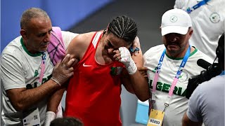 Algerian Olympic boxer breaks silence over gender controversy [upl. by Lyrac]