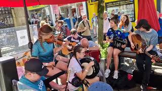 Fleadh 2024 Session on Main St Wexford [upl. by Brieta]