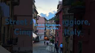 Street at Riomaggiore Italy [upl. by Wight]