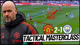 How Ten Hags GENIUS tactic DEFEATED Man City Man United 21 Man City [upl. by Gaelan871]