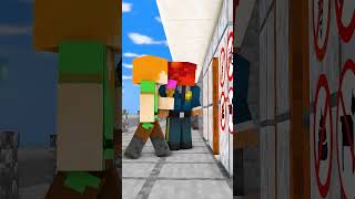 Shop Ban Alex Despair minecraft animation shorts minecraft animation [upl. by Decrem]