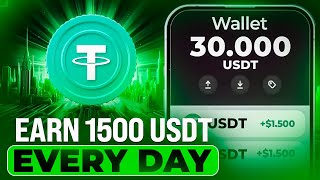 Earn 1500 USDT Daily 💸🚀 Easy Passive Income Guide 🤑🔥 [upl. by Kolnick93]