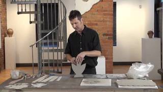 Pottery Video How to Make and Design a Stiff Slab Vase [upl. by Randy]