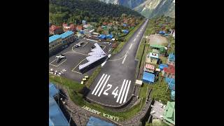 very rare Northrop Grumman B2 Spirit aircraft takes off at lukla airport nepal [upl. by Alvan725]