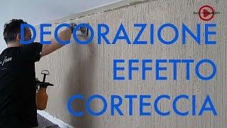 Decorazione effetto corteccia [upl. by Dnalrah204]