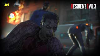 Best Zombie Horror Game  Resident Evil 3 Hindi Gameplay 1 [upl. by Girish405]