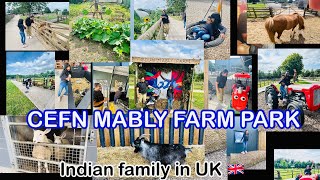 CEFN MABLY FARM PARK 🫰🏻bohot enjoy kiye hum 😍Indian family in Uk 🇬🇧 [upl. by Ikik227]