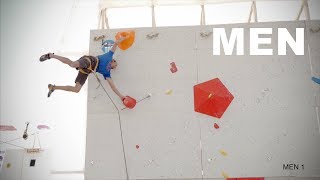 IFSC Chamonix World Cup 2018  Qualifications demo  MEN 1amp2 [upl. by Cyrus]