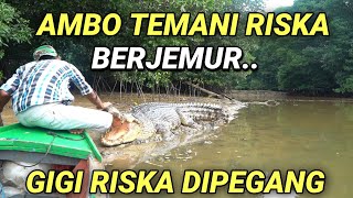 AMBO TEMANI RISKA BERJEMUR JARAK DEKATGIGI RISKA DIPEGANG ⁉️ [upl. by Grosvenor245]