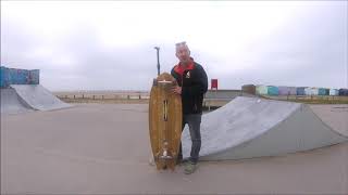 Hamboards Fish land paddle board review  Stand Up Paddle Mag UK [upl. by Akyssej]