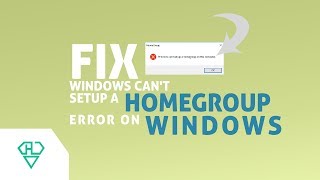 Windows Home Group  Fix Windows cant setup a Homegroup Error on Windows 108187 [upl. by Asserrac]