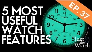 5 Most USEFUL FeaturesComplications on Modern Watches [upl. by Alyag]