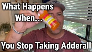 What Happens When You Stop Taking Adderall [upl. by Rama]