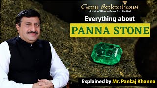 Mr Pankaj Khanna explains everything about Panna Stone  पन्ना रत्न के बारे में सब कुछ [upl. by Candyce8]