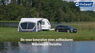 Outwell Aufblasbare Wohnwagen Vorzelte 2018  Innovative Family Camping [upl. by Lamson]