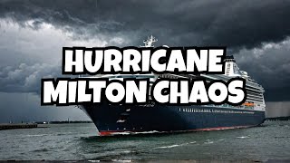 Hurricane Milton Forces Cruise Ship to Dock in Miami Elation Changes Schedule [upl. by Searby874]