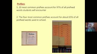 TEACHING PREFIXES SUFFIXES AND ROOTS [upl. by Ibby216]