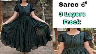 Long Frock Cutting and Stitching for beginners longfrockcuttingandstitching meeshosareehaul [upl. by Guild]