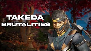 Takeda Brutalities 5  Tutorial  Mortal Kombat 1 [upl. by Blackwell833]