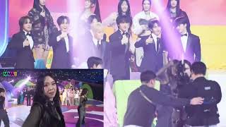 NCT DREAM and NEWJEANS reaction BSS Fighting  Smoke  LEE YOUNG JI at MMA 2023 230212 [upl. by Ferrel]