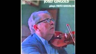 Josef Gingold plays Kreislers Aucassin et Nicolette [upl. by Bamberger]