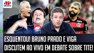 TRETA quotVOCÊ NÃO SABE RESPEITAR A OPINIÃO DOS OUTROSquot Bruno Prado REBATE Viga sobre Flamengo e Tite [upl. by Anayet]