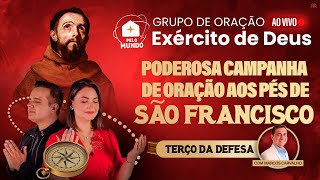 12h30  AO VIVO  Grupo de Oração Exército de Deus  ROTA DOS SANTOS  TERÇO DA DEFESA [upl. by Saiasi]