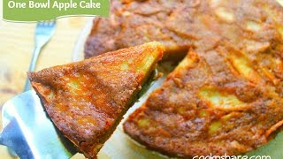 One Bowl Apple Cake [upl. by Naimaj]