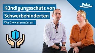 Kündigungsschutz für schwerbehinderte Arbeitnehmer Das müssen Sie wissen [upl. by Niliak]