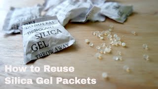 How to Reuse Silica Gel Packets [upl. by Oirevas409]