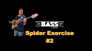 Aprendiendo el ejercicio de la araña en el bajo PT 2 spider on bass exercise 2 [upl. by Ellwood]