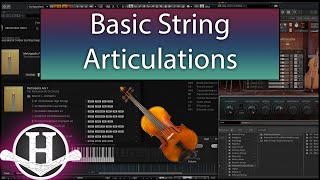 Basic String articulations  Orchestration Techniques [upl. by Aivun]