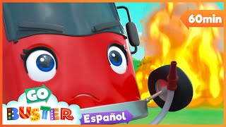 EMERGENCIA con el Camión de Bomberos  Dibujos Animados  Go Buster en Español  1 HORA de Go Buster [upl. by Wood900]