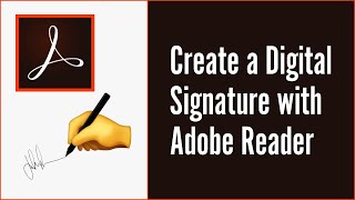 Create a Digital Signature with Adobe Reader 📝SIGN DOCUMENTS  APTeck Tutorials [upl. by Afirahs]