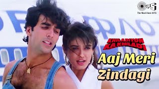 Aaj Meri Zindagi Mein  Khiladiyon Ka Khiladi  Akshay Raveena  Babul Supriyo Alka Yagnik  90s [upl. by Oirom]