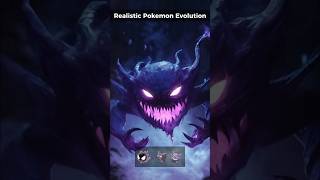 Realistic Pokemon Evolution  Gengar pokemon pokemoncommunity shorts gengar jigglypuff [upl. by Nurav]