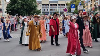 Festumzug der Schlossfestspiele Merseburg 2024 [upl. by Anileve706]